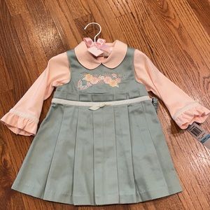 NWT baby dress with matching headband.